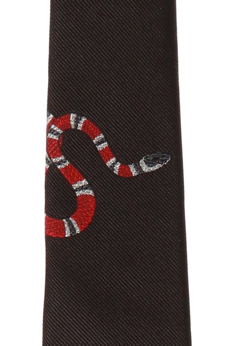 gucci snake necktie|gucci tie outlet.